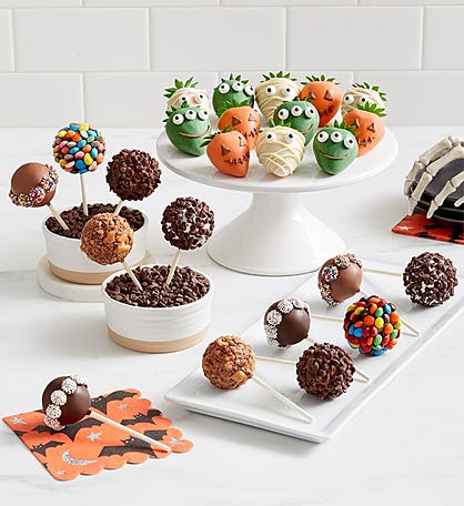 Candy Covered Cake Pops™ With Monster™ Dipped Strawberries